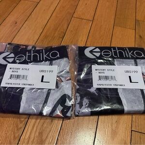 Ethika Boys Boxer Set - Black and Gray